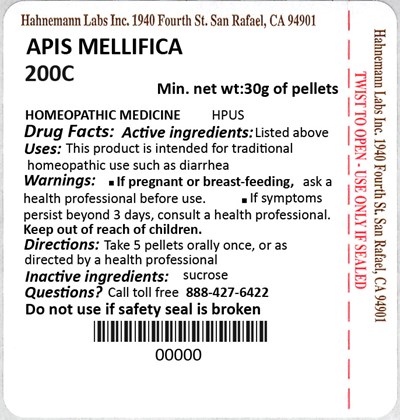 Apis Mellifica 200C 30g.jpg Apis Mellifica 200C 30g - Apis Mellifica 200C 30g